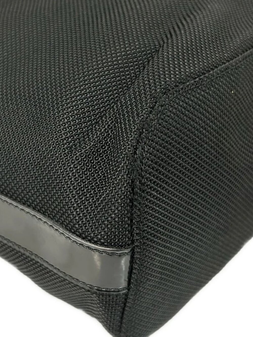 CELINE - Black Chemical Fiber Leather Handbag - Picture 6 of 12